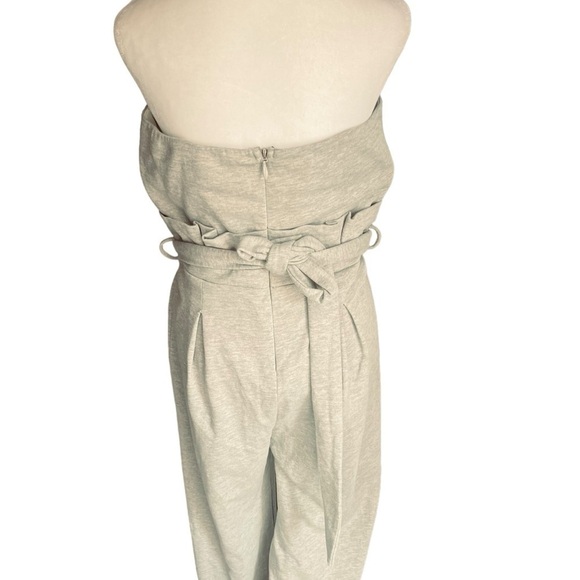 Michael Costello - Helen Strapless Sweatshirt Comfy Casual Jumpsuit Sz XL - Picture 6 of 8